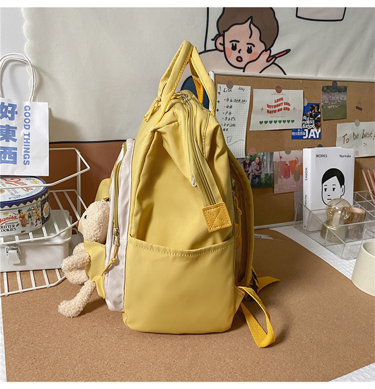 Mochila ultraligera de nailon para mujer, de gran capacidad, ideal para viajes y escuela, con estampados elegantes, duradera y resistente al agua._voghion.com