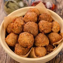 农家炸肉丸整箱包邮商用团餐猪肉鸡肉丸子半成品麻辣烫关东煮冷冻