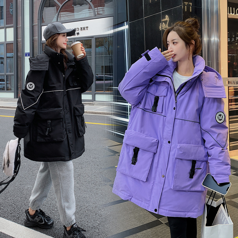 2022 New Fat mm300 Jin Plus Fat Plus Size Parker Medium and Long Pregnant Women's Down Jacket Women's Extra Large Size 82208 2022 New Fat mm300 Jin Plus Fat Plus Size Parker Medium and Long Pregnant Women's Down Jacket Women's Extra Large Size 82208