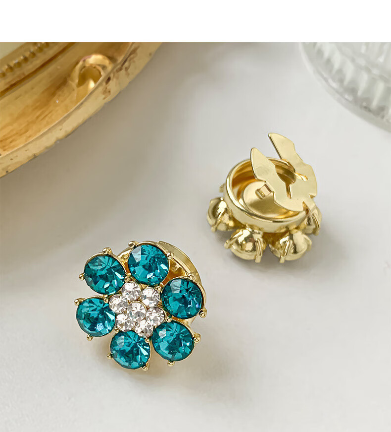 Elegant Glam Pin Flower Alloy Copper Unisex Button Cover Brooches display picture 11