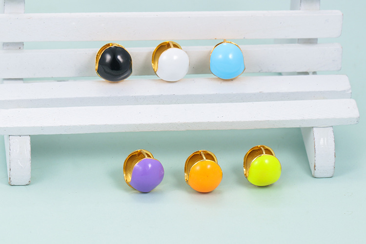 Bohemian Geometric Metal Plating Ear Studs display picture 2