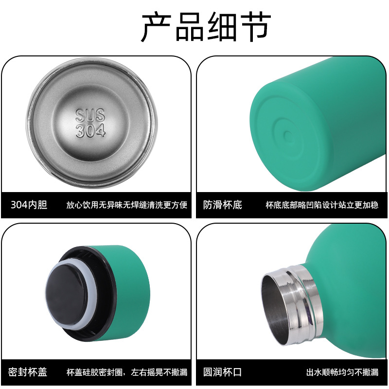 Termo de acero inoxidable de gran capacidad para hombres y mujeres, ideal para deportes al aire libre, mantiene la temperatura fría, se adapta al coche, con asa, taza de viaje, personalización de regalos, venta al por mayor.
