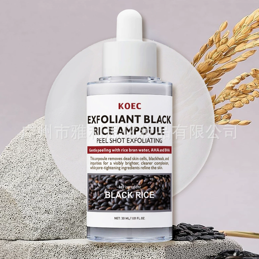 Exfoliating Essence KOEC Rice Moisturizing, AHA BHA, 30 g (Rice / Black Rice / Turmeric)