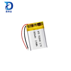 703040 polymer lithium battery 800mAh shoulder and neck massager voice recorder digital camera 3.7V battery