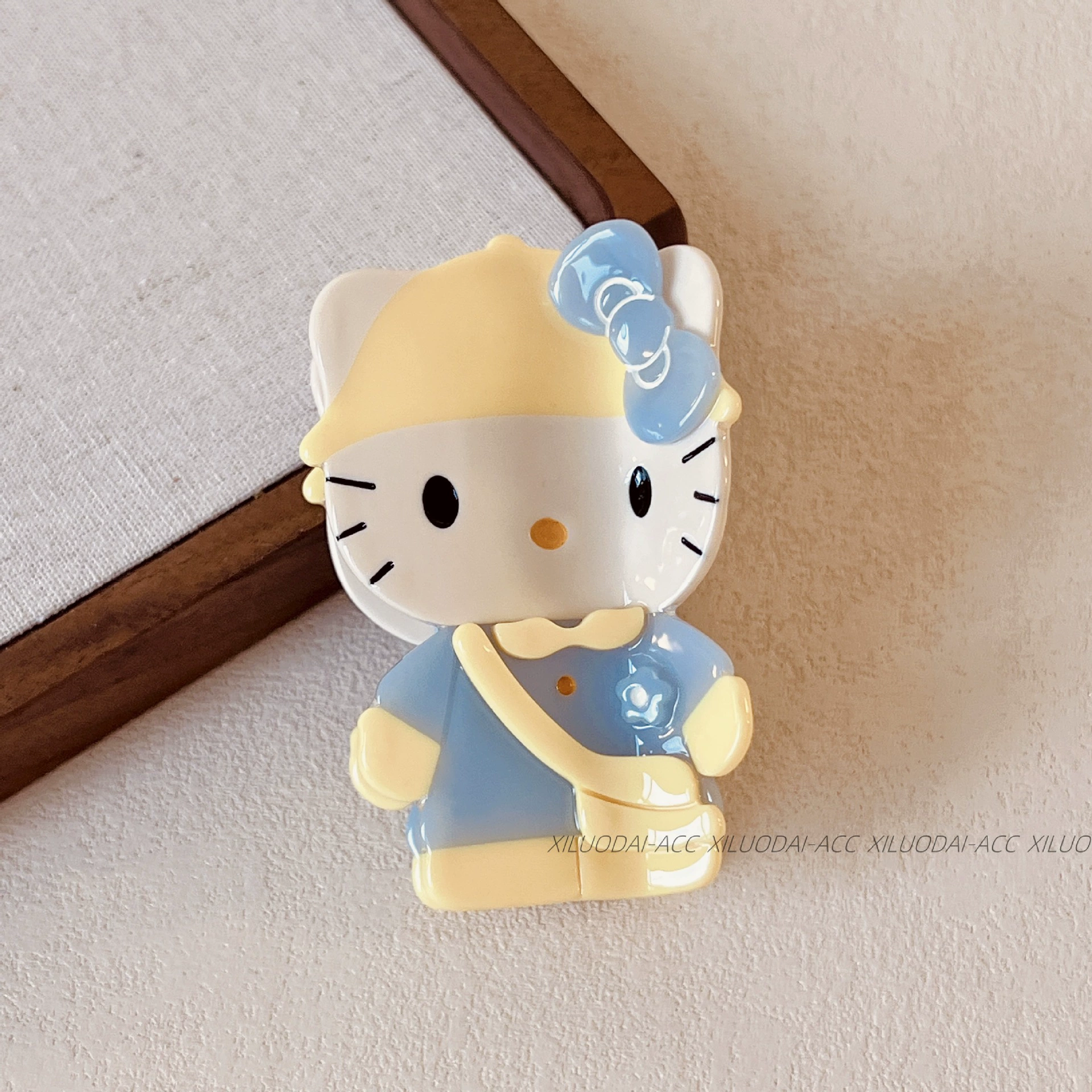 Hello Kitty, Hello Kitty, милая заколка-краб, мультяшная акула, аксессуар для волос, новая коллекция