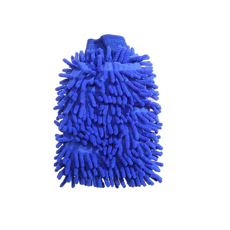 plush double-sided gloves