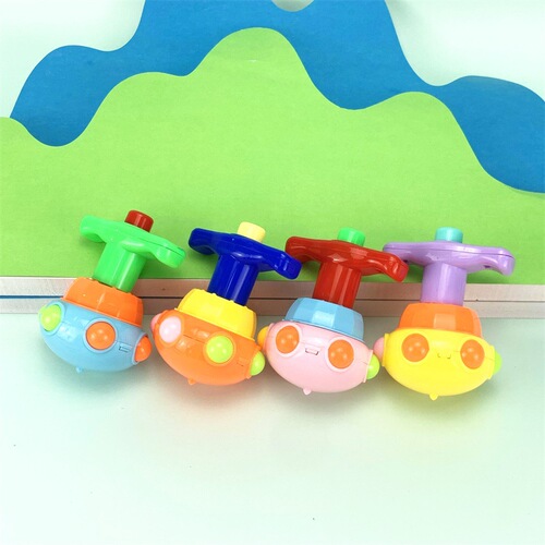 Children's luminous top toy luminous lotus shaped top night market street stall wholesale