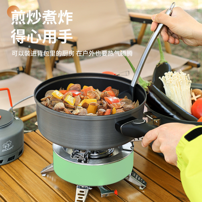 歩林新商品c 20アウトドアは鍋の取っ手にくっつかないで、携帯式の野炊飯キャンプを取り外して、一体の鍋を煎じます。|undefined