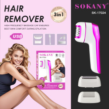 ����SOKANY17024ŮʿÓë������3in1��ë��USB�ɳ��HAIR REMOVER