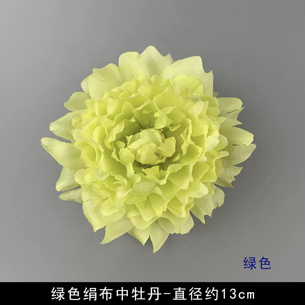 Simulación verde flor al por mayor flor falsa hecha a mano material pinza de flores accesorios de tocado de flor pequeña decoración del salón de bodas