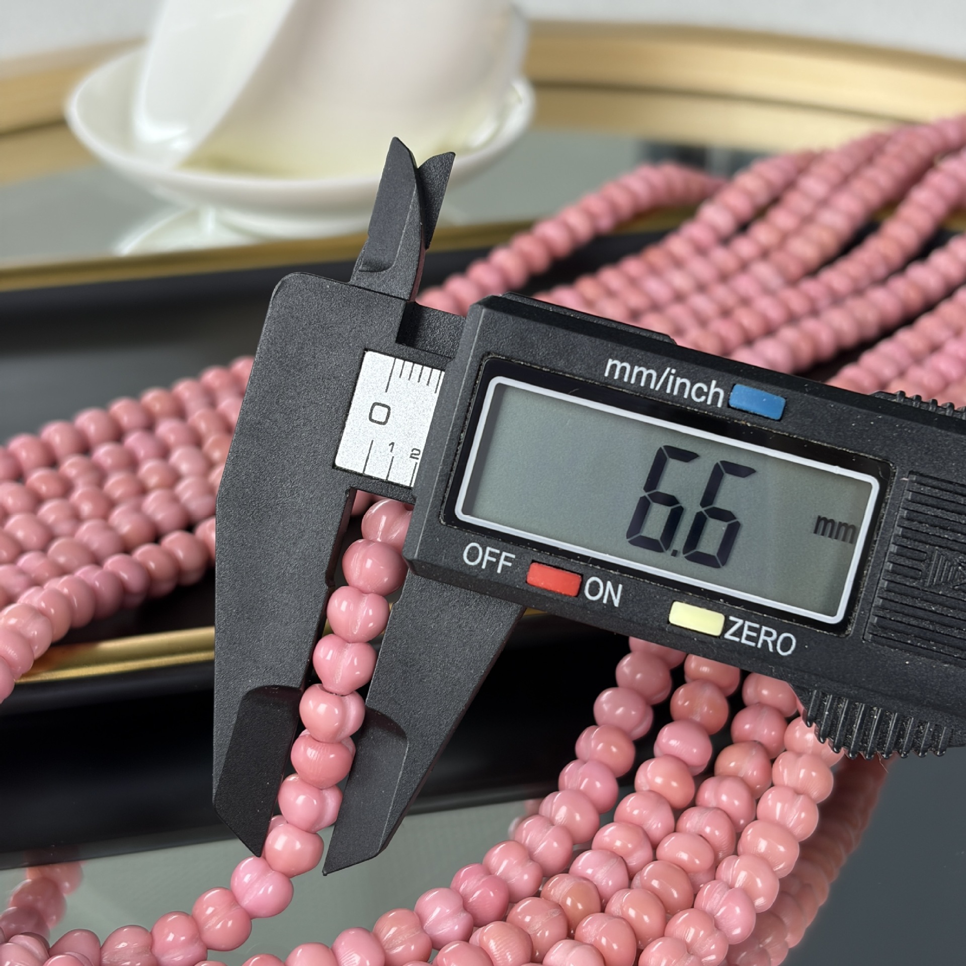 Pink Dragon Ridge Bodhi Beads DIY Bracelet Necklace Accessories, Craft Accessories, Disc Bead Components, Necklace Spacer Beads Manufacturer