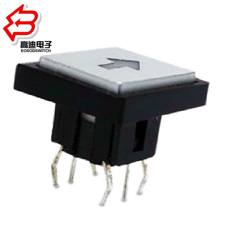 电脑按键开关带灯  显示器带灯轻触开关  电器设备按键带灯开关