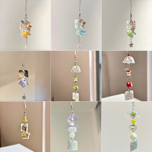 星星许愿瓶挂件自制手机链ins风可爱挂饰风铃包包挂绳钥匙扣挂链