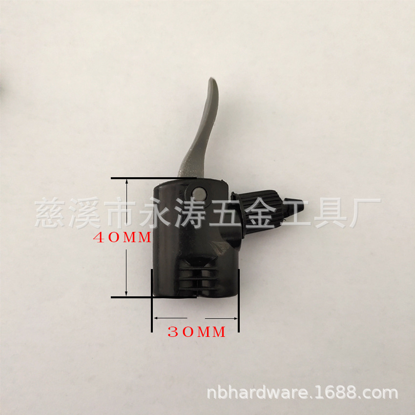 源头厂家供应美嘴英嘴可同时使用 塑料充气嘴 方便快捷自行车夹