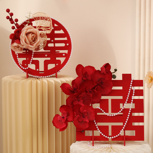 Wedding decorations, engagement decorations, wedding room layout sets, wedding banquet table settings, wedding supplies