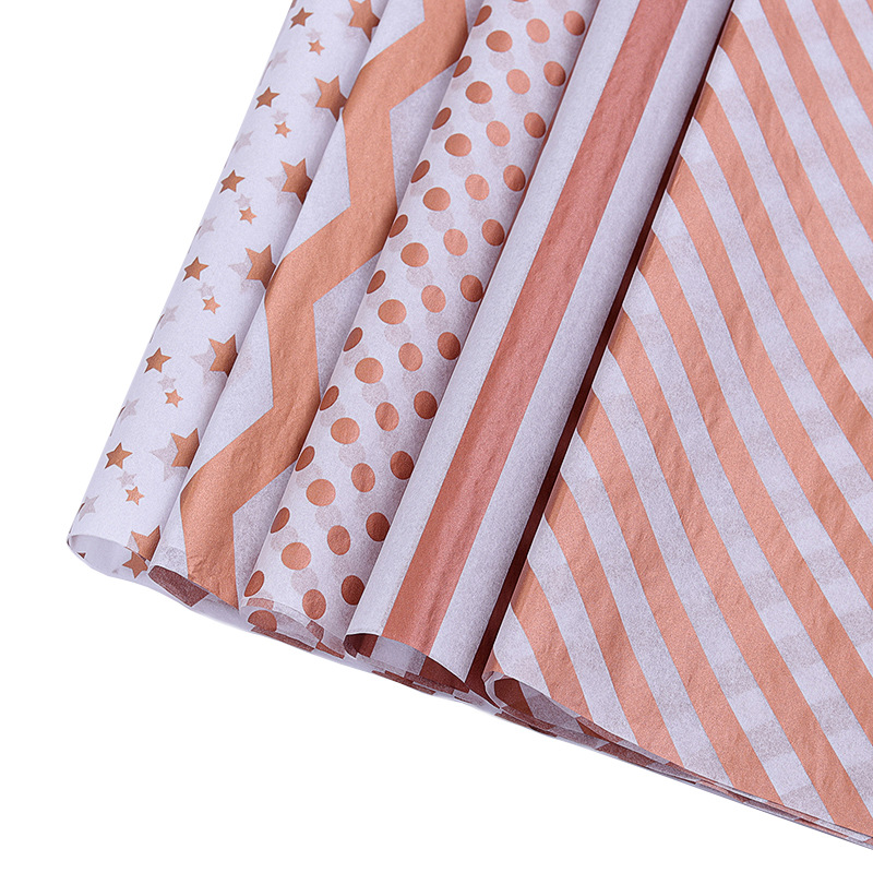 Papel de copia plegable metálico 20 hojas 50x70cm papel de tejido de Navidad papel de pera en stock papel de embalaje