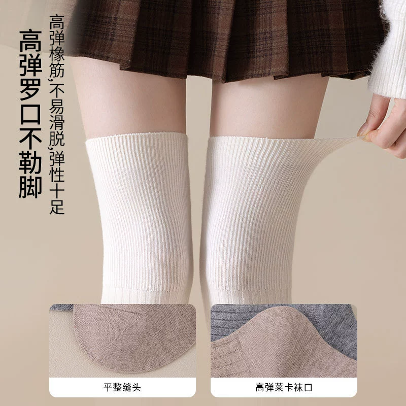 Woolen warm knee pads, knee socks, Korean style