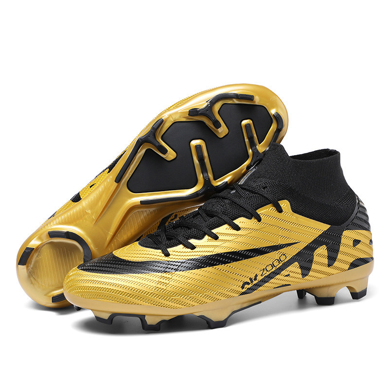 Zapatos de Fútbol para Entrenamiento de PVC y Caucho Antideslizantes para Césped Natural y Artificial