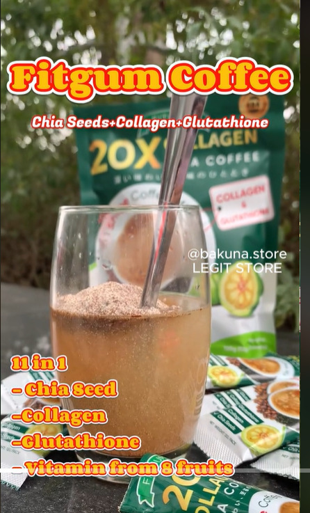 Collagen Chia Coffee Mix 35g Instant Cold Brew Sachets with Chia Seed Powder for Home Use key features
