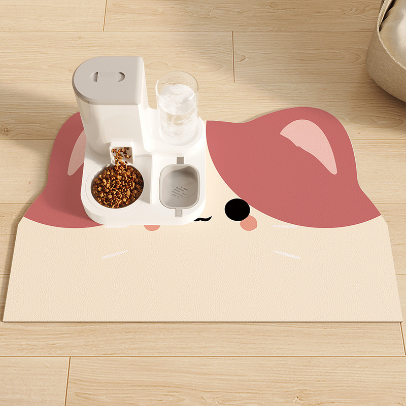 ペットの食事マットペットのマットは猫の食事の盆のマットを管理しやすいです。|undefined