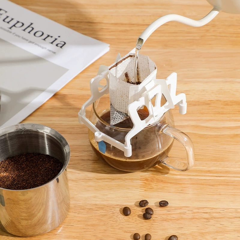 1598 кофейный фильтр бумажный держатель Складные висячие наушники кофейный фильтр бумажный держатель наружные портативные руки для кофе держатель
