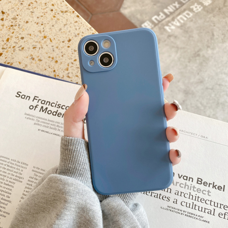 IPhone15携帯電話ケースの正孔ストレートエッジは液体シリコンリンゴ13携帯ケースのソフトケース16保護カバーに似ている|undefined