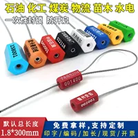 集装箱专用物流扎带 150kg拉力 海关认证 一次性防拆