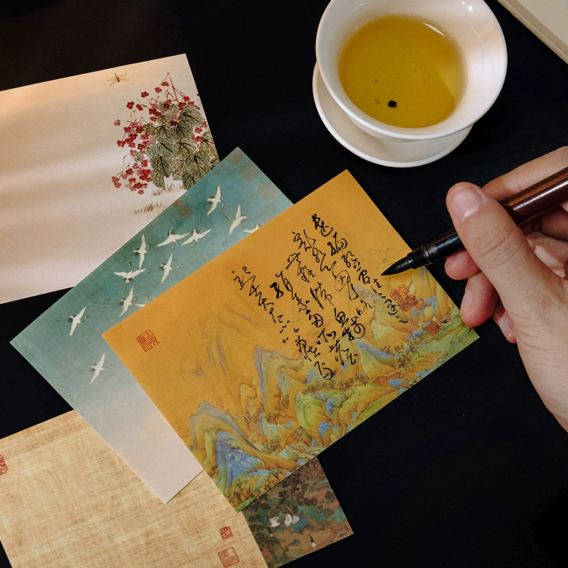 Почтовый набор открыток (Mo Mo Nong) — картины китайского стиля, DIY подписанные декоративные открытки, 10 шт