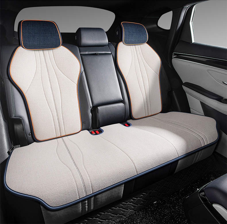 BYD Song plusdmi Car Seat Cover Special Cushion Seat Cushion Four Seasons Seat Cover Linen Half Pack Breathable ev