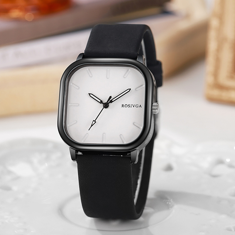 New Fashion Middle School Students' Watch Women's Korean Style Square Instagram Style Electronic Niche Light Luxury Quartz Watch