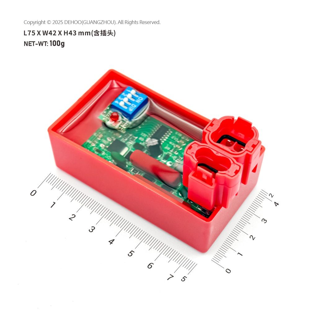 Suitable for Gy6 Cs125 Modified Igniter Dm200 Motorcycle 6-Pin Modified Dial Code Igniter