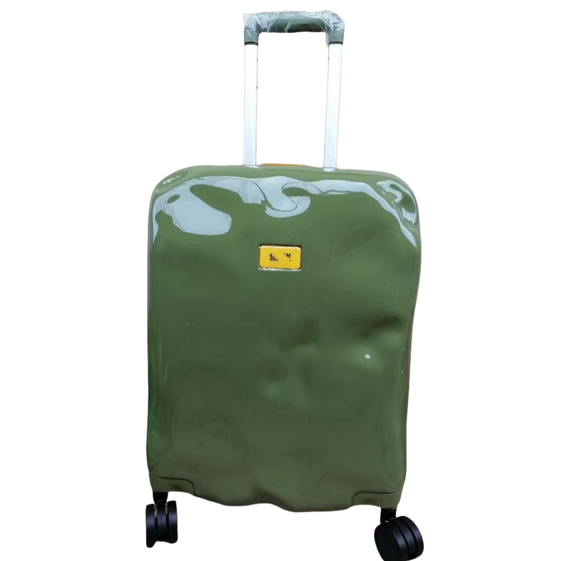 クラッシュ耐性のある箱、凹凸のある隕石痕のあるスーツケース、耐久性のあるジッパー付きPCローダースーツケース、スポーツトラベルスーツケース、機内持ち込みスーツケース