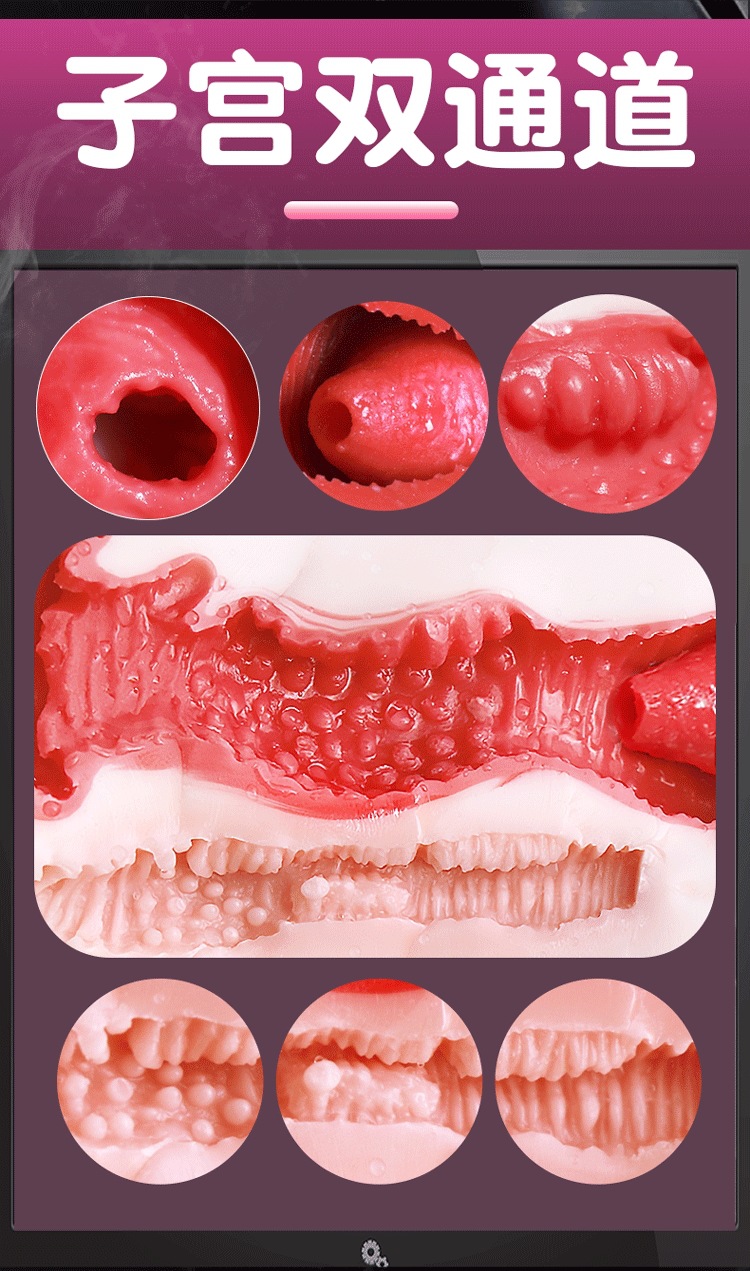Jiuai Male Masturbation Device TPE Half-Body Doll with Vaginal and Buttocks Mold, Manual Use — detail image 10