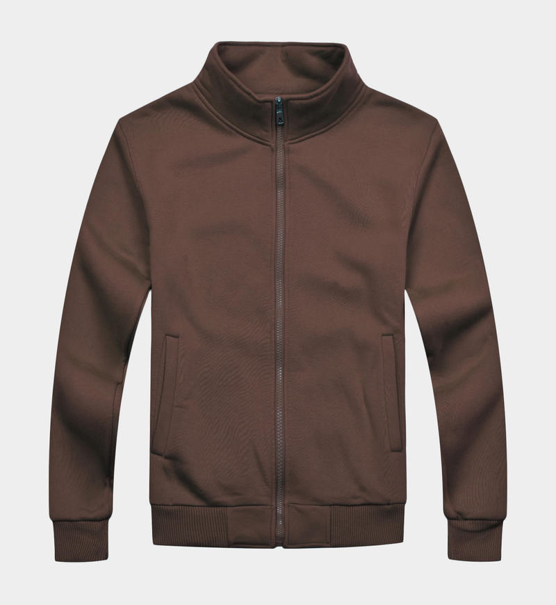 Otoño y invierno Cardigan camiseta publicitaria camiseta cultural ropa de clase ropa de trabajo chaqueta de manga larga con camisa de cuello de vello logotipo personalizado