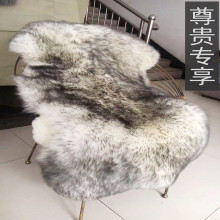 源头厂家 澳洲整张羊皮床毯 自由皮形沙发垫飘窗垫椅子垫家用地毯