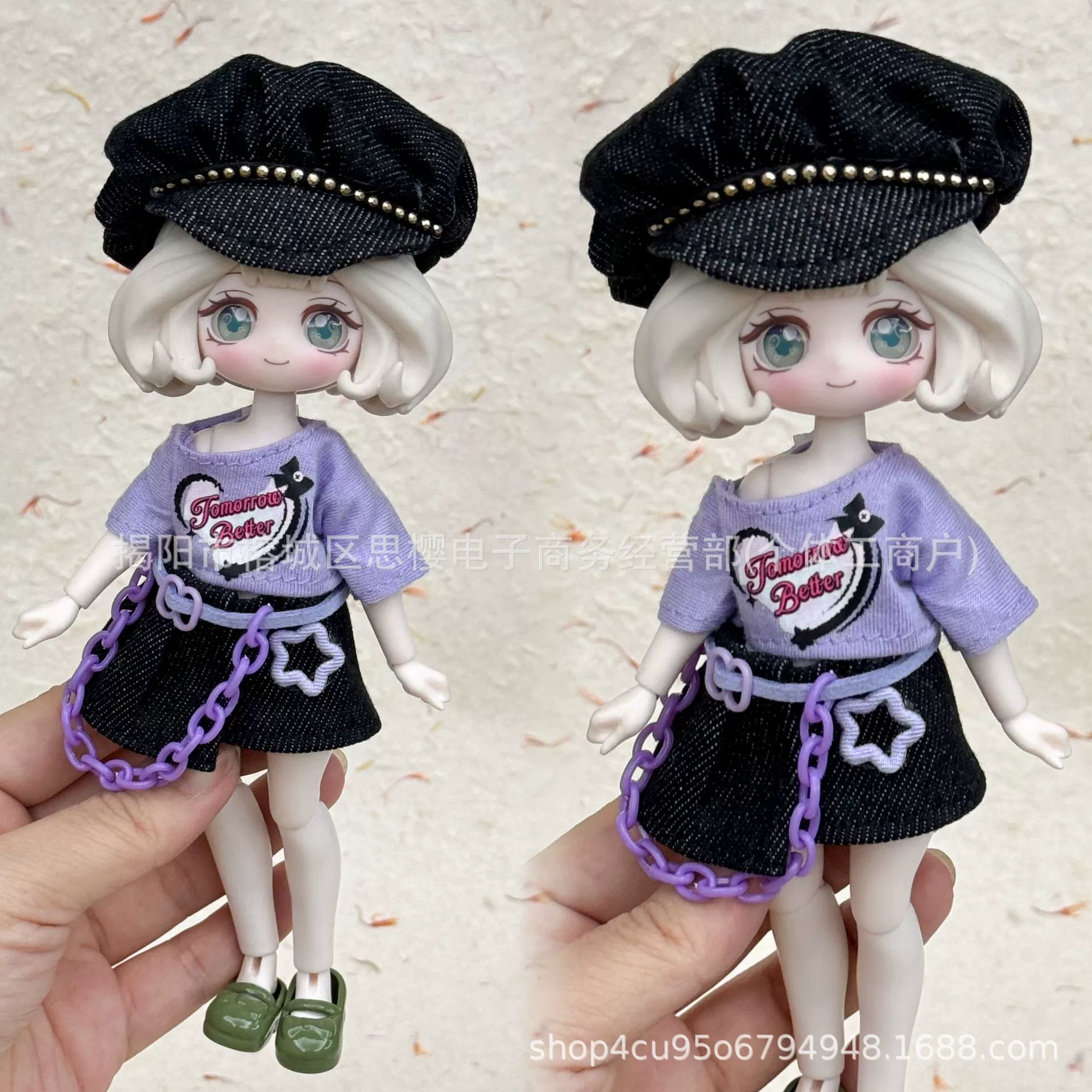 Набор одежды для куклы 8 очков bjd 12 очков ob11 11–17 см Ah Ti Bang Ni Tu Penny Beast Boy Clothes