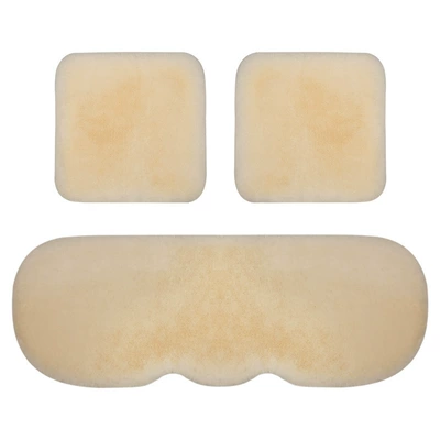 Wool pad: seat cushion three-piece single piece