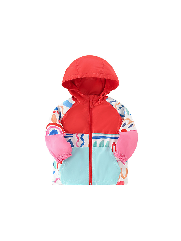 Malwee abrigo para niños Primavera y otoño nueva camisa de cremallera casual para niños europeos y americanos con capucha cazadora de manga larga para Niñas Ropa para niños image 6