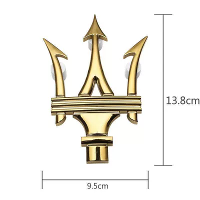 Designed for Maserati Gt Center Grille: Car logo