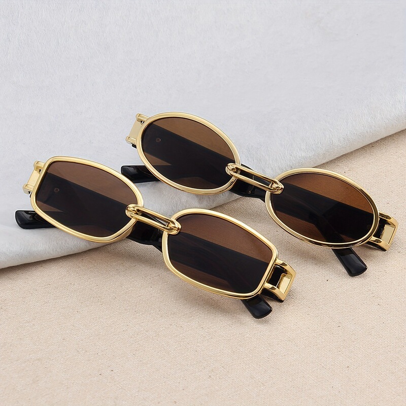 Cross-Border Popular Hip-Hop Y2K Sunglasses for Women Punk Stylish Square Sunglasses Xiyin Temu Popular Small Frame Glasses