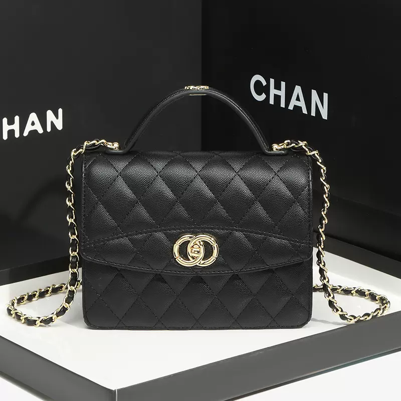 小香风菱格轻奢小背包女超火精致手拎包链条包单肩斜挎小包手机包