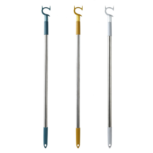 Home Use Extendable Clothesline Hanger Clothespin Stainless Steel Clothespin Clothespin Clothespin Aluminum Alloy Fork Head 
