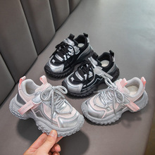 精选女童凉鞋镂空单网韩版儿童框子鞋老爹鞋夏季男童休闲网鞋薄款