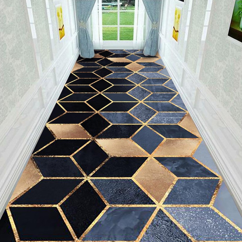 Alfombra 3D hogar sala de estar dormitorio completo pared pasillo corte alfombra cocina antideslizante puerta mat