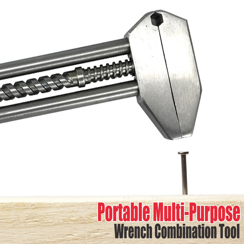 Multifunctional Portable Wrench Adjustable Wrench Hardware Universal Wrench Tool MetMo Grip Universal Wrench