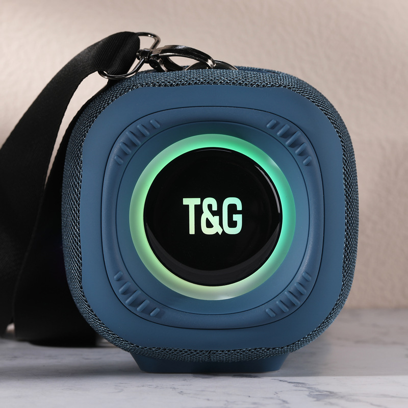 Altavoz Bluetooth transfronterizo TG669 Tarjeta portátil para exteriores de alto volumen U Disco de radio Subwoofer Correa de audio