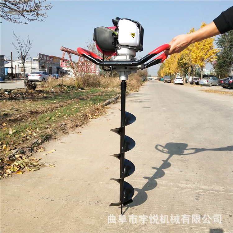 便携式挖坑机 园林植树打洞机 大功率螺旋式地钻