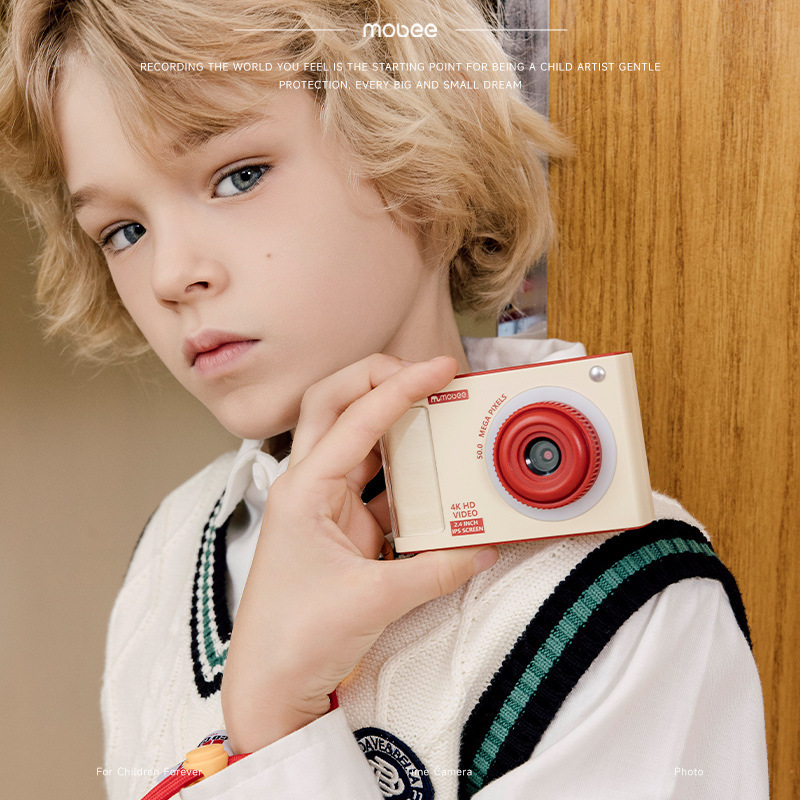 mobee retro camera ccd children digital camera hd pixels can take pictures boys and girls baby toy gift