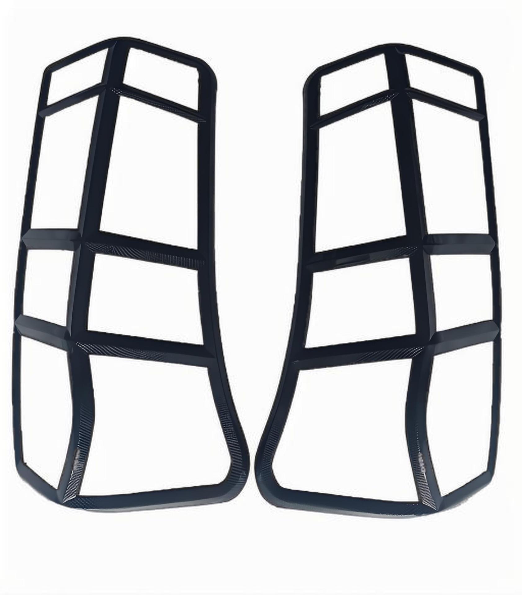 Suitable for Isuzu D-Max 15 Model Abs Modified Parts Carbon Fiber Color Headlight Frame Tail Light Cover Door Bowl
