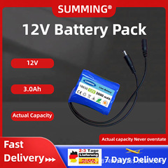 100% 新到着 12V 3000mAh 3S1P リチウム電池 18650 リチウム電池保護カバーセット